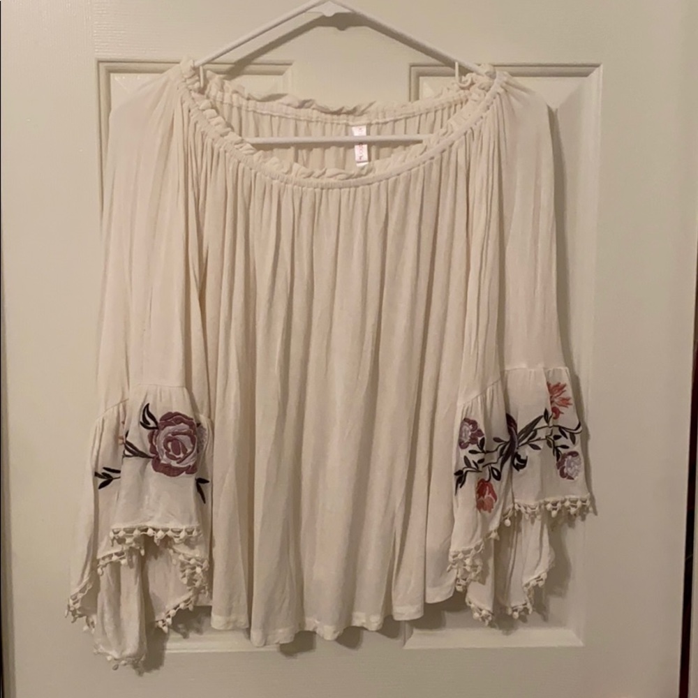 Off the shoulder shirt
